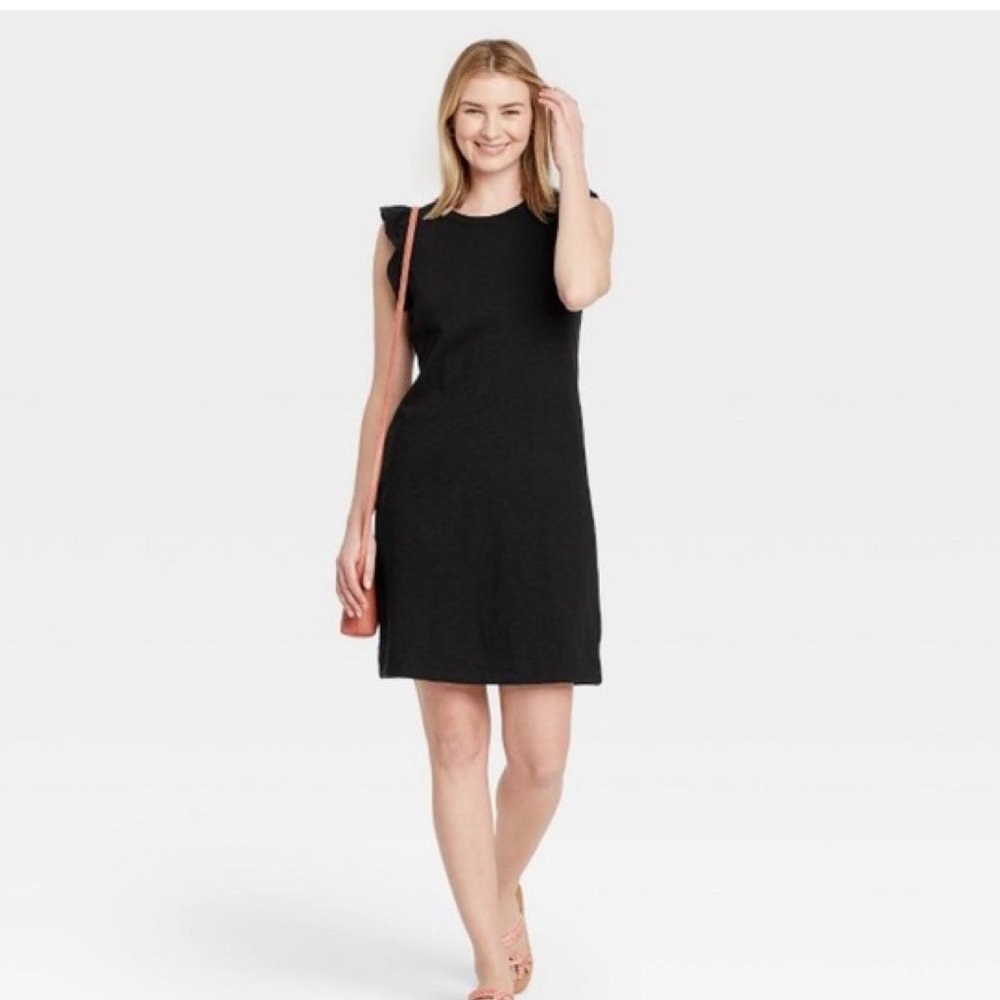 Universal Thread Flutter Sleeve Tank Dress L